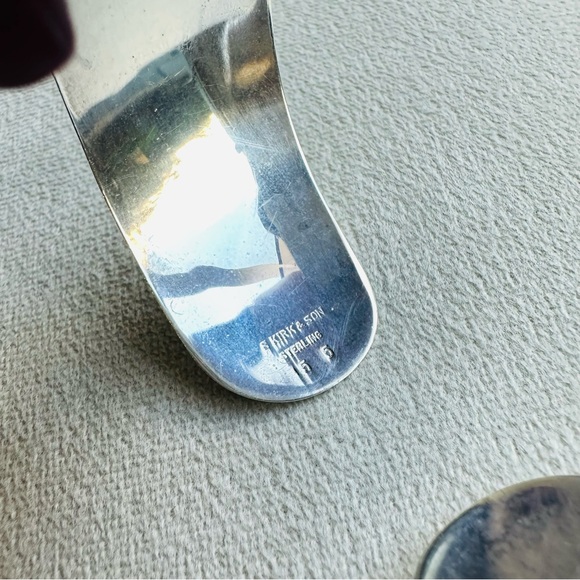 Vintage S. Kirk & Son Sterling Silver Floral Repoussé Cuff Bracelet – Size 159 - Picture 6 of 14